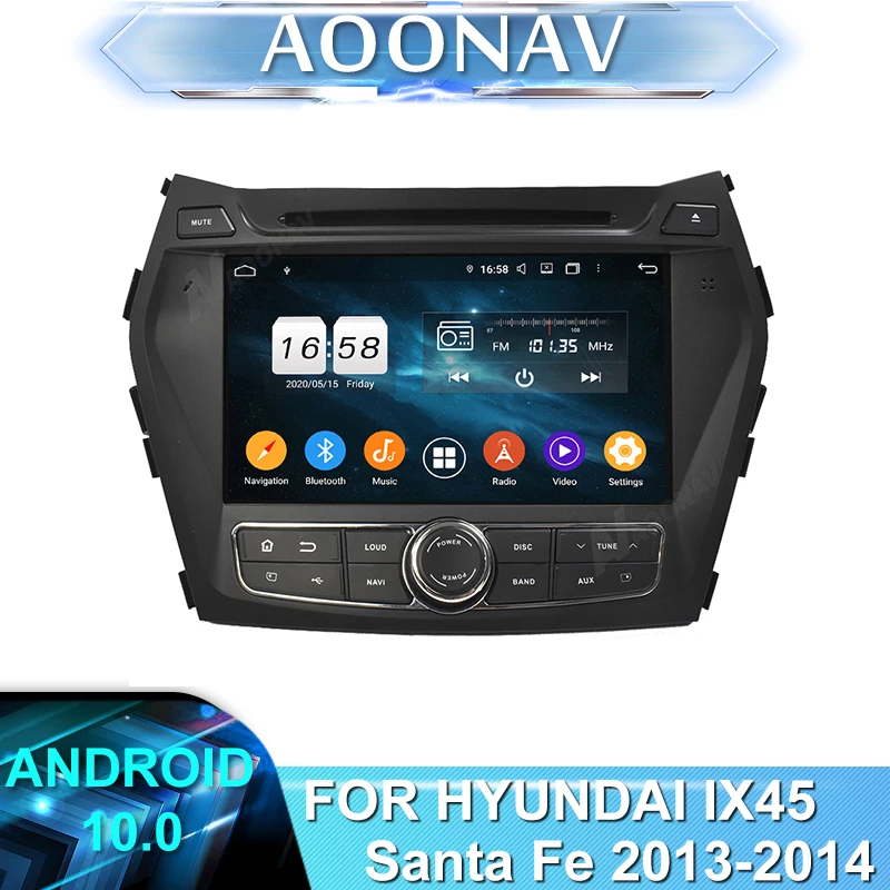 Автомагнитола 2 din на Android DVD-плеер для HYUNDAI IX45 Santa Fe 2013 2014 автомагнитола с