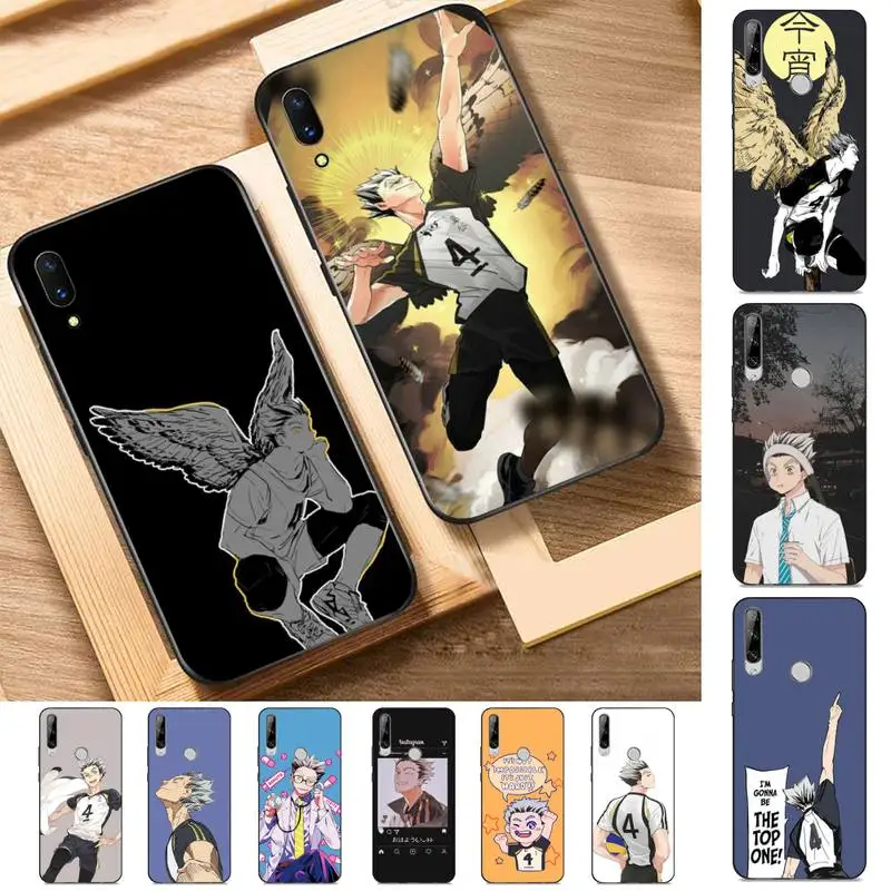 Чехол Haikyuu Bokuto Koutarou для телефона с аниме Huawei Y 6 9 7 5 8s prime 2019 2018 enjoy plus|Бамперы| |
