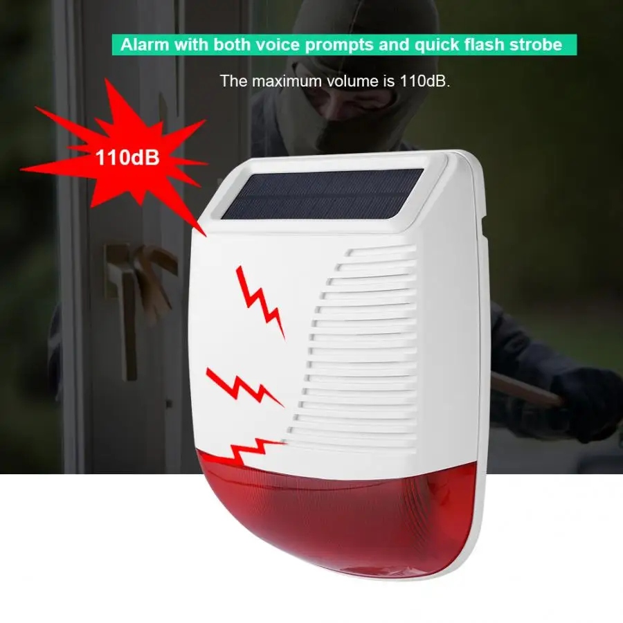 433 МГц светильник вспышка Стробоскопическая нарусветильник аемая звуковая