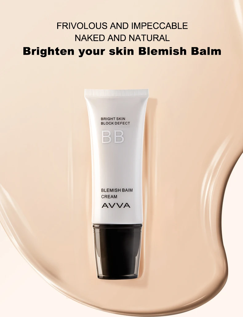 

AVVA Bright Skin BB Cream Concealer Moisturizing Brighten Tone Oil Control Natural Nude Makeup Air Cushion Blemish Balm