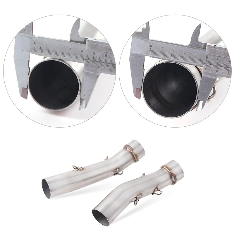 

Motorcycle Full Exhaust System Muffler Escape Modified Middle Link Pipe Slip On For Kawasaki Z1000 Z1 Ninja1000 2010-2016