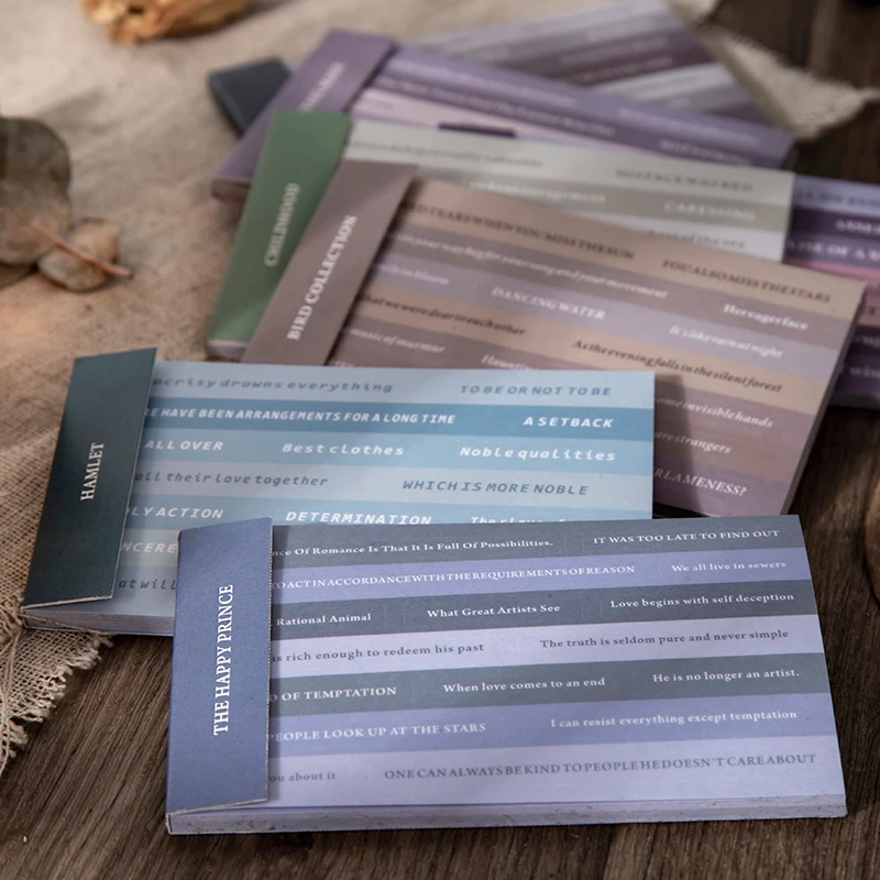 Декоративные бумажные стикеры для скрапбукинга английской