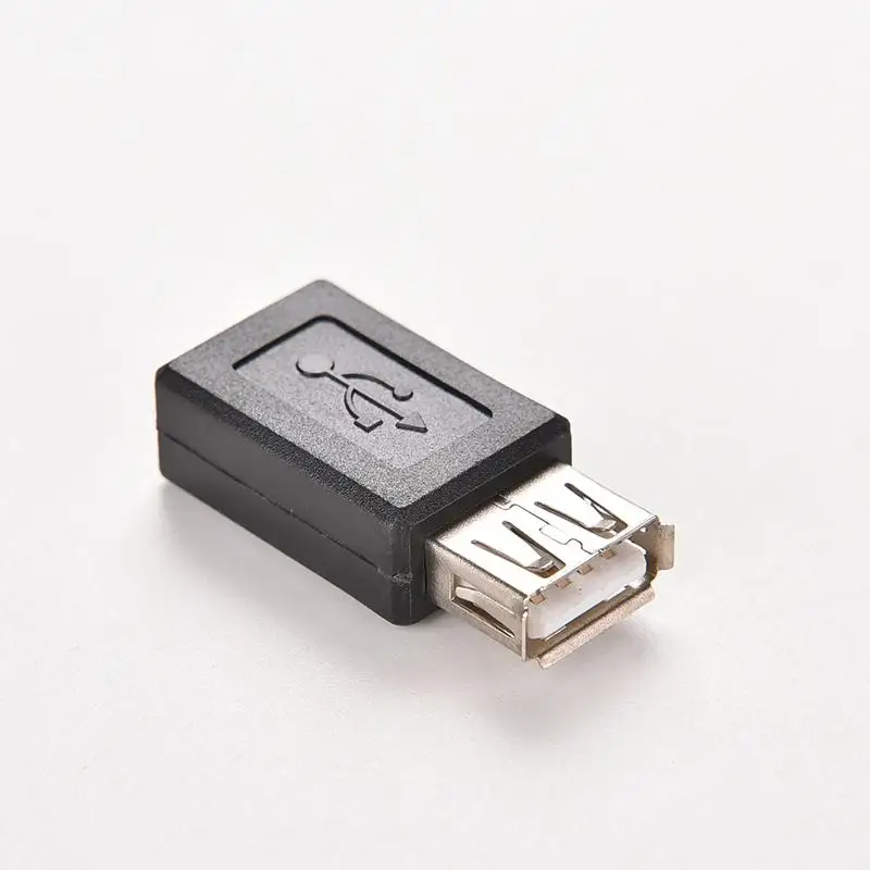 1 шт. черный USB 2 0 Тип A для Micro B Женский 5 контактный кабель адаптер переходник