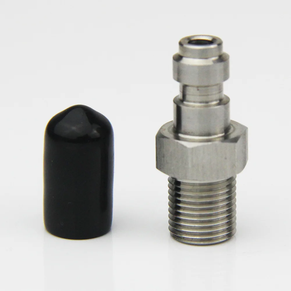 New Hot QD Male M10X1 BSPP1/8 NPT1/8 Paintball PCP Charging Fill Fitting 8mm Copper Quick Disconnect Rated to 300 bar/4500PSI