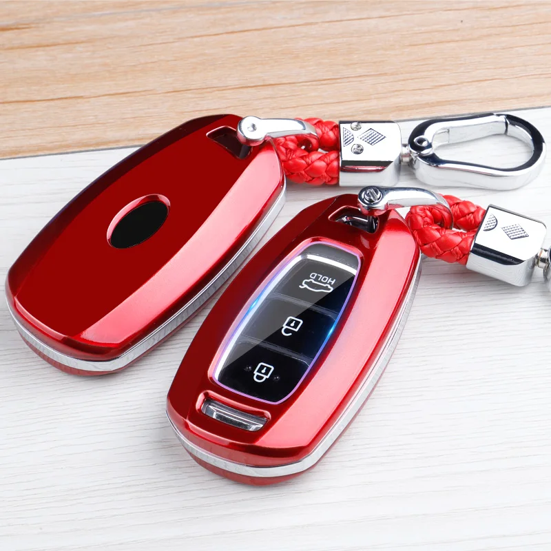 

Car Key Case Cover Shell Keychain For Hyundai I30 Ix35