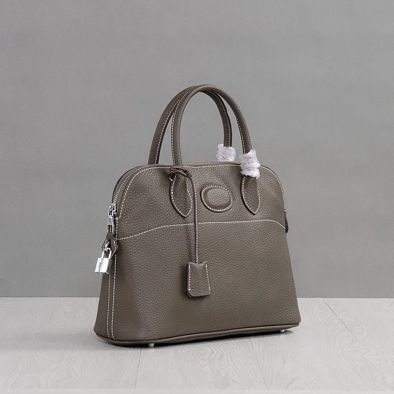 Новый тип происхождения личи зернистая коровья кожа сумка на одно плечо в виде