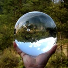 100 мм прозрачный Стекло хрустальный шар Lensball искусственного кристалла лечебная Сфера Подставки для фотографий подарки горячая Распродажа подарок декоративные шары