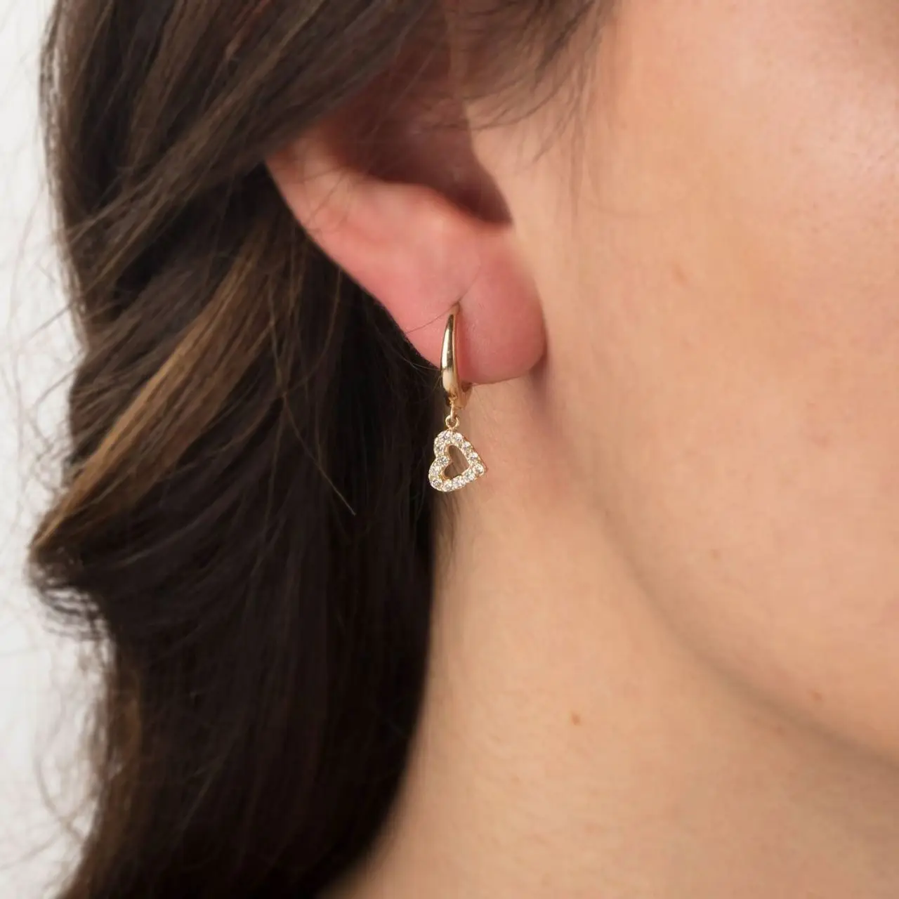 

NAİLS HEART EARRINGS