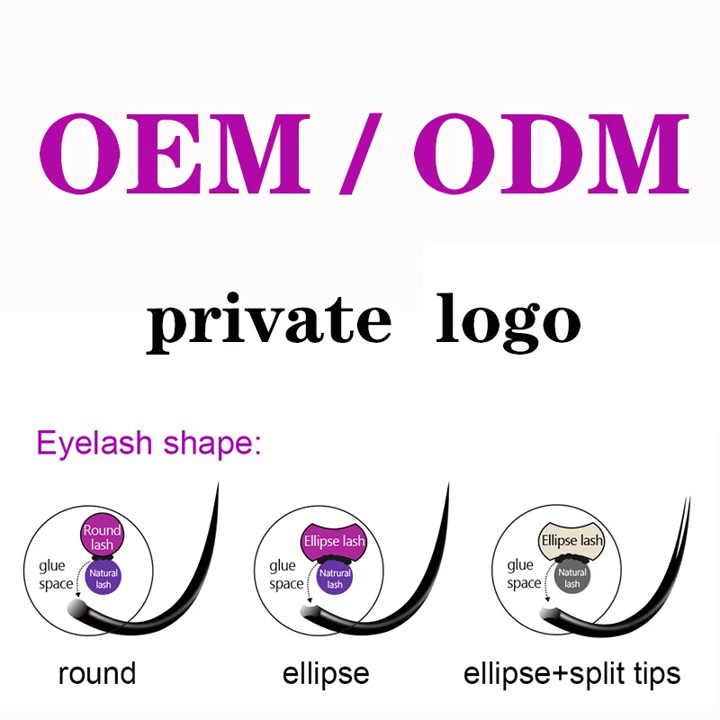 Накладные ресницы с индивидуальным логотипом накладные сделай сам ODM OEM
