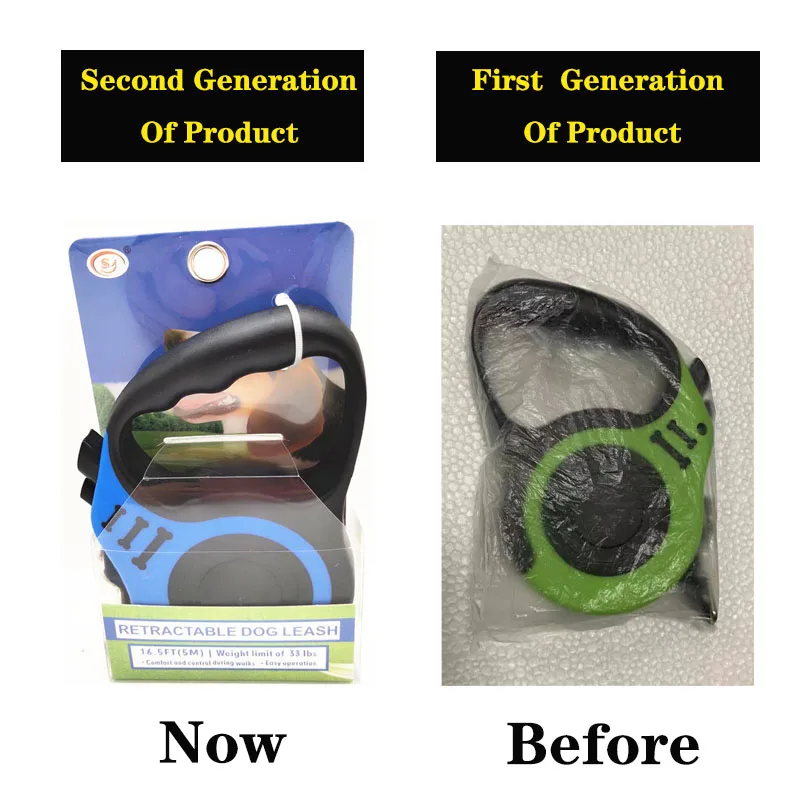 Прочный поводок для собак автоматический Выдвижной Нейлоновый Поводок кошек и