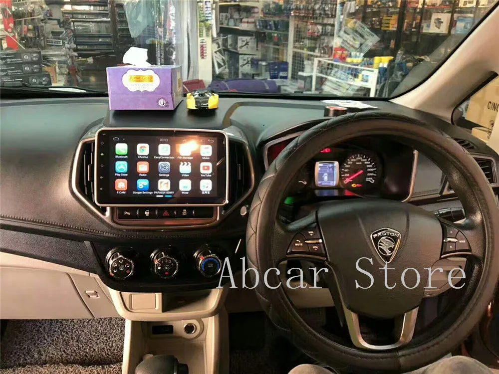 Универсальный автомобильный DVD плеер 10 1 дюйма Android 9 0 GPS навигация радио 2 din для