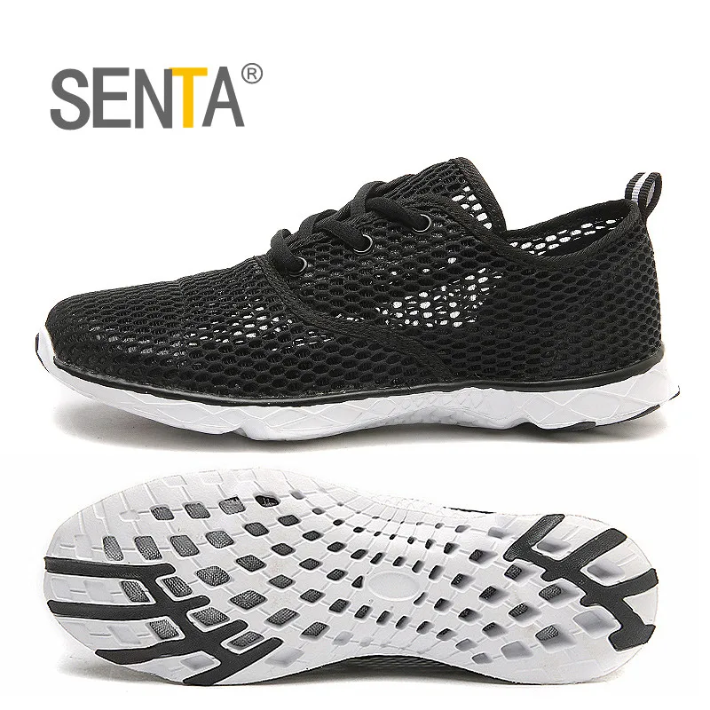 Летние мужские легкие уличные кроссовки сбалансированные пляжные туфли для