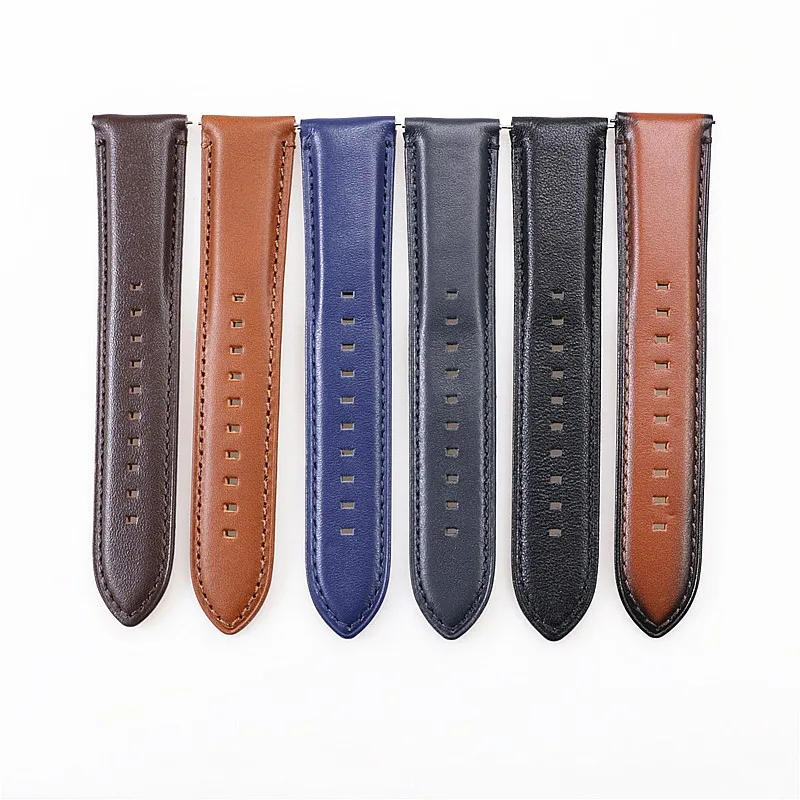 22mm 24mm Leather Strap For Fossil Watch Strap Fs4813fs4812 FS4835 FS5237 ME1162 Men's Strap Wristband Bracelet WatchBand Belt
