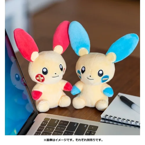 

NEW TOMY Genuine Pokemon Anime Plusle Piplup Pichu Toys Hobbies Soft Stuffed Animals Plush Decorate Children Christmas Gift