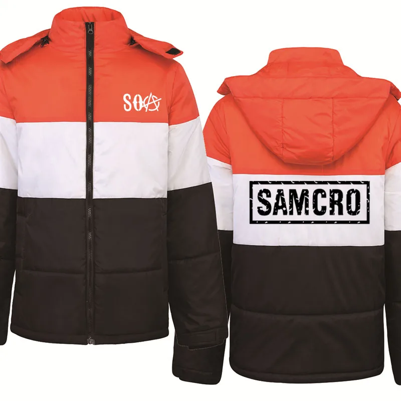 

NEW Winter Men Hoodies SOA Sons of anarchy the child Fashion SAMCRO Mens Jacket Zipper Hoodies Male Casual Fleece Warm TOP