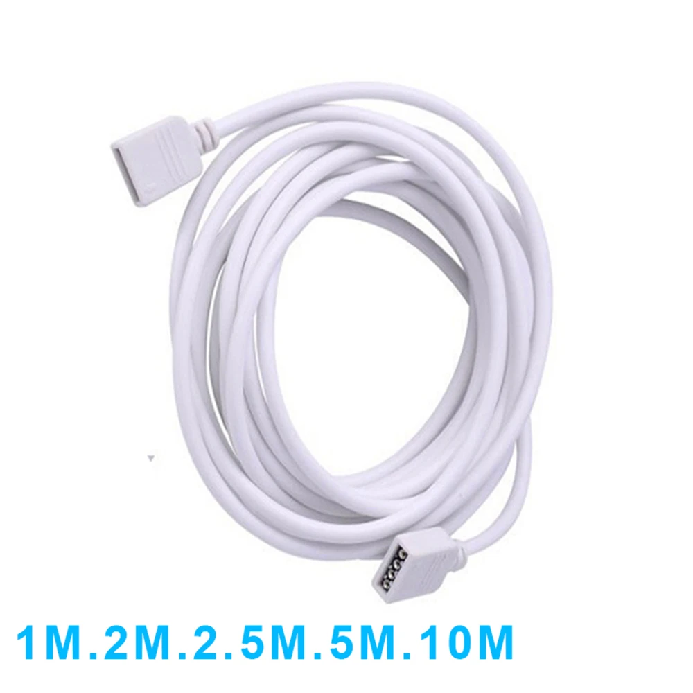 

1m/2m/2.5m/3m/5m 4 Pin LED Connector 3528 5050 RGB LED Strip Lighting Connector Wire Extension Cable Female Extend Cord