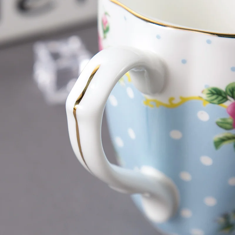 Английская роза тонкая кость Китай Волшебная кофейная кружка керамическая чашка