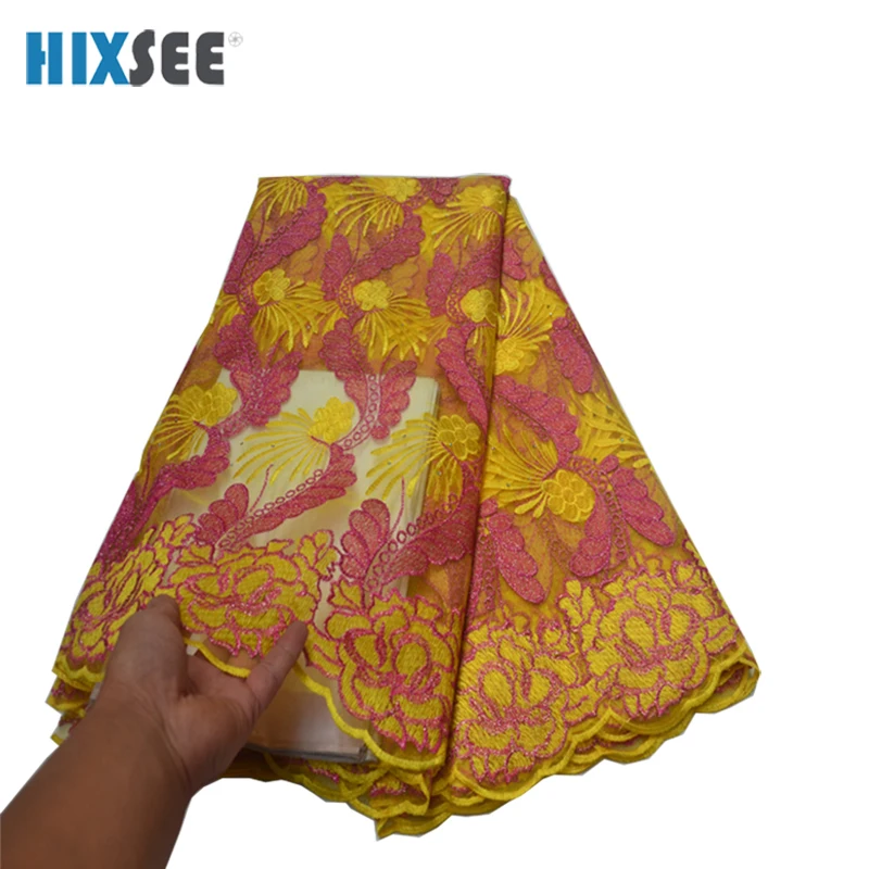 Модная Последняя французская кружевная ткань нигерийская африканская сетка