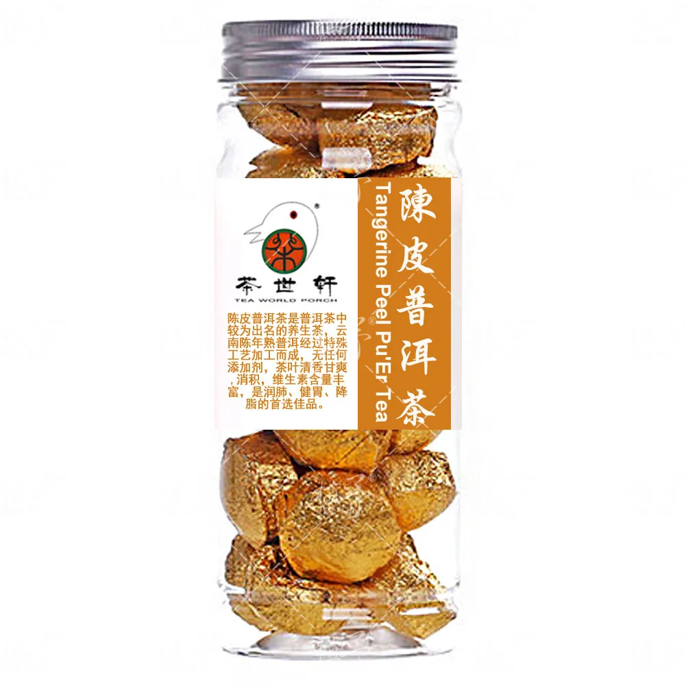 

150g Natural Tangerine Peel Pu'Er Xiaotuo Organic Health-Preserving Aroma-Stomach-Invigorating And Expelling Wind Raw Dry Tea