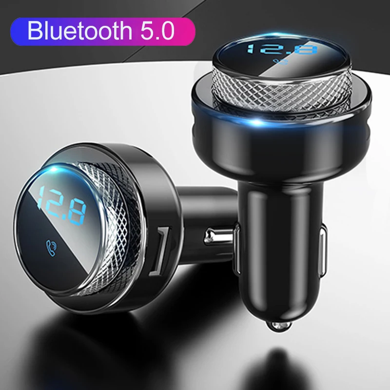 Автомобильное зарядное устройство JINSERTA QC3.0 Bluetooth 5 0 FM-передатчик свободные руки
