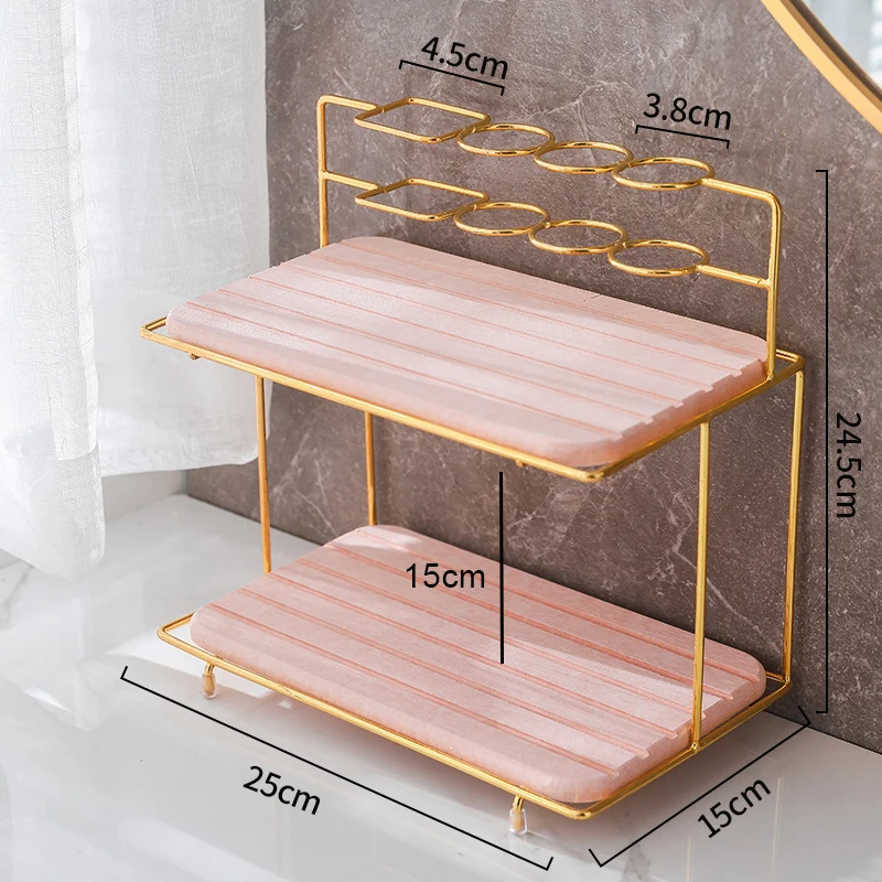 bathroom diatomite storage rack electric toothbrush holder with quick dry diatomaceous mat cosmetic stand tray bath organizer free global shipping