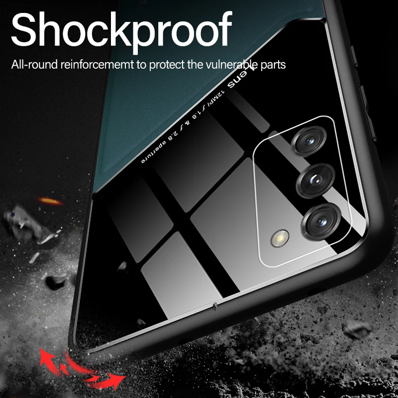 Luxury Silicone Car Magnetic Holder Phone Case For Samsung Galaxy Note 20 10 S22 S21 S20 FE S10 A51 A71 Ultra-thin Leather Cover
