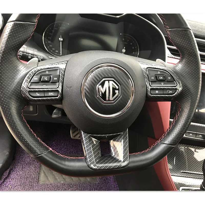 3 шт. авто интерьера АБС-пластик Автомобильный руль кнопка стикер эмблема для MG6