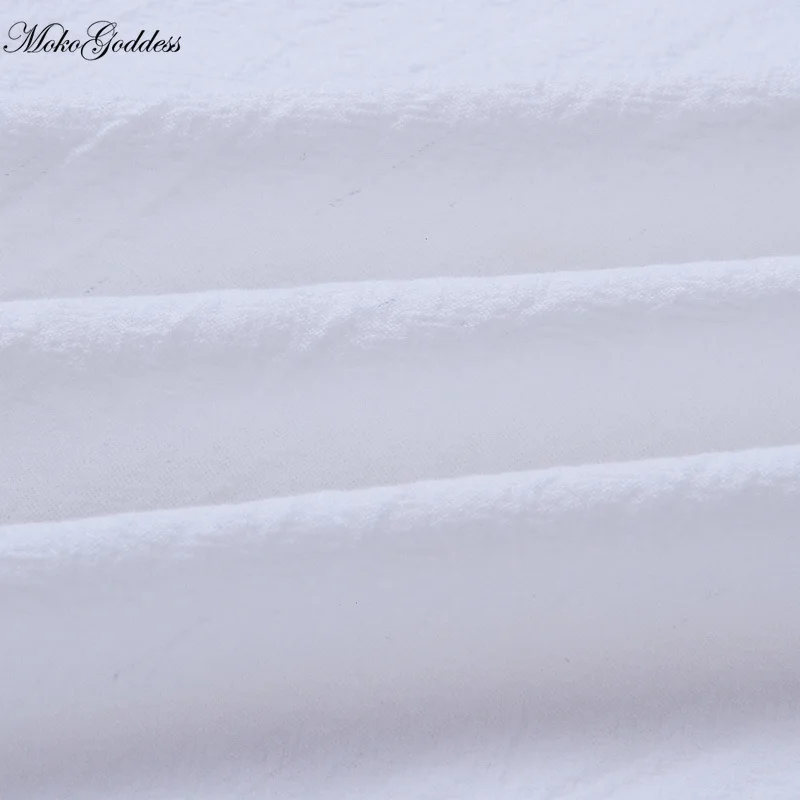 Платье женское летнее хлопковое с v-образным вырезом и оборками | Женская одежда