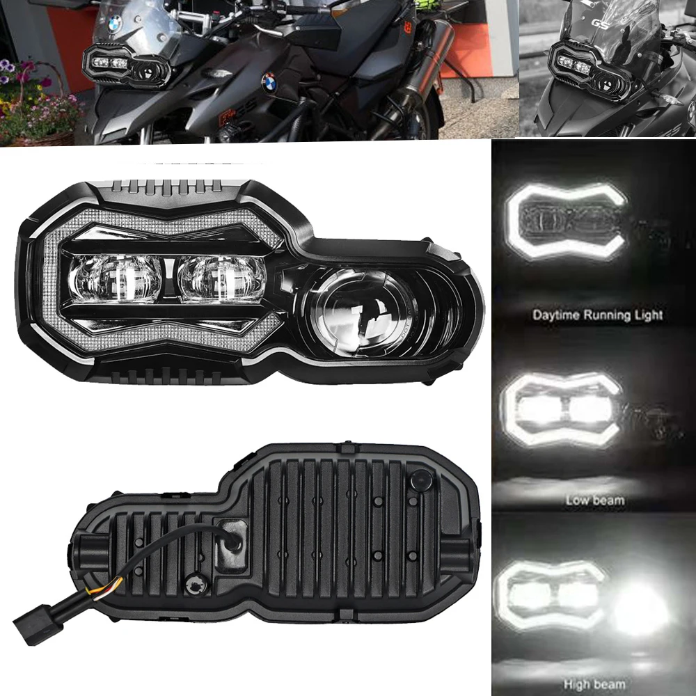 New Generation Headlight For BMW F800GS F800R F 650 700 800 GS F 800GS ADV Motorcycle Lights Complete LED Headlights Assembly