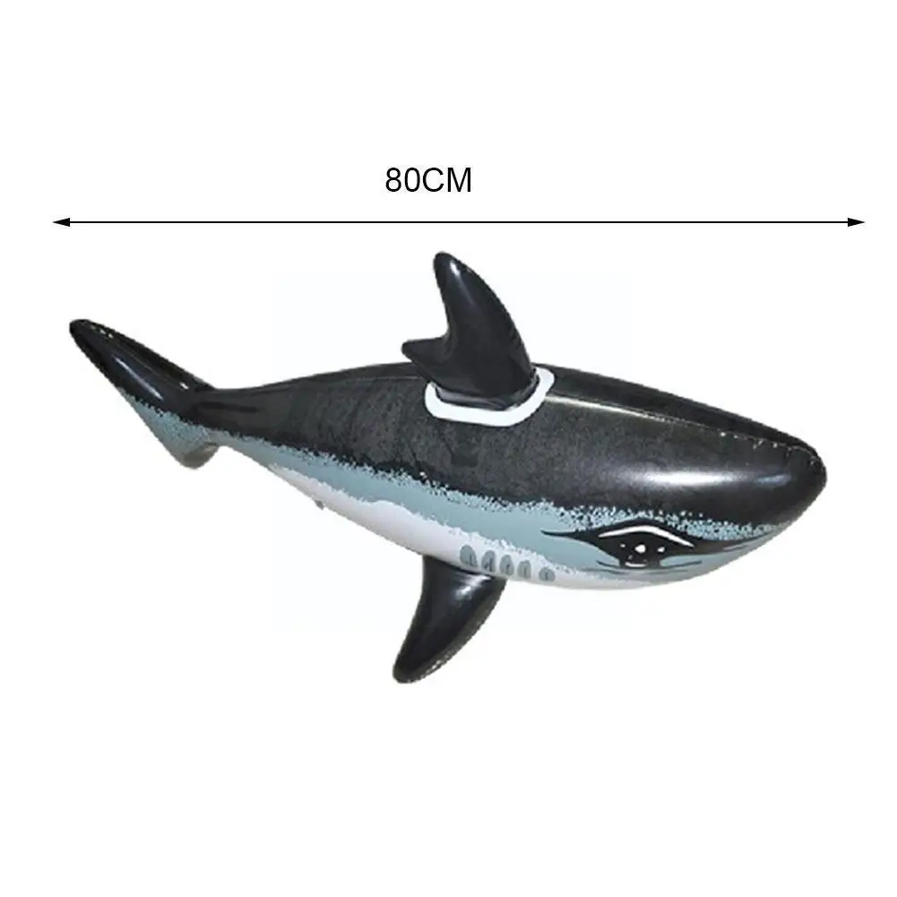 

Floating Shark Float Toy Kids Adults Inflatable Water Pool Accessories Whale Toys Simulation Toys Swimming Pool Fish Animal T8B7