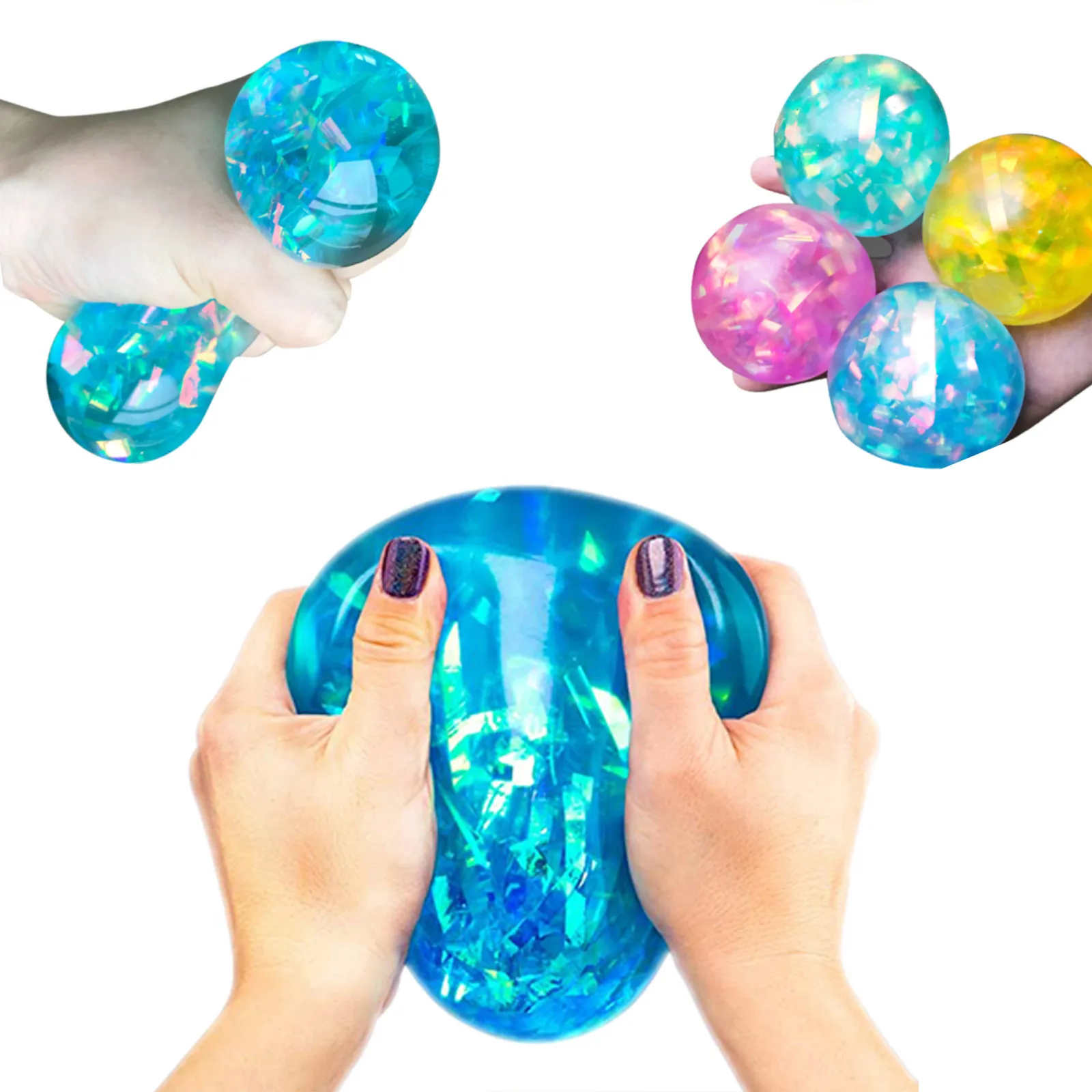 100 мл снять Давление шары игрушка для снятия стресса сожмите винограда шарики