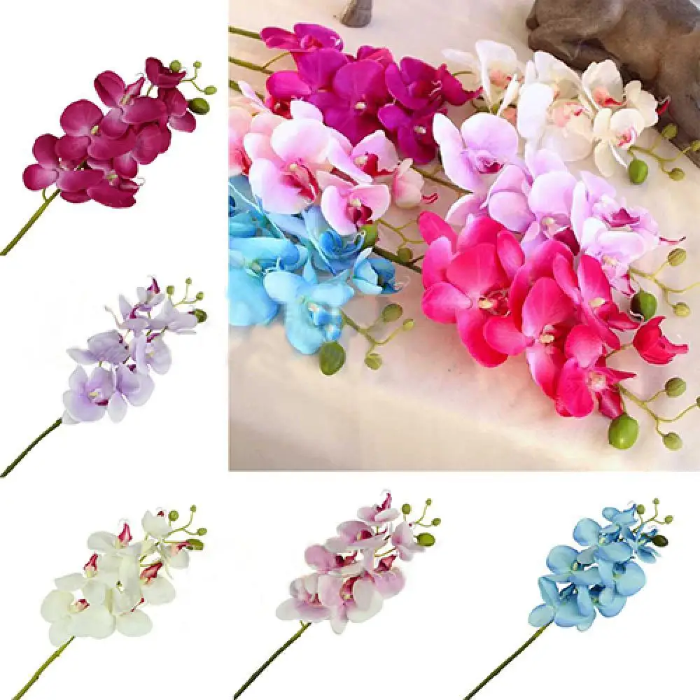 

Artificial Butterfly Orchid Flower 1 Piece Wedding Home Decor Fake Cloth Flower Artificial Flowers Bouquet For Decoration