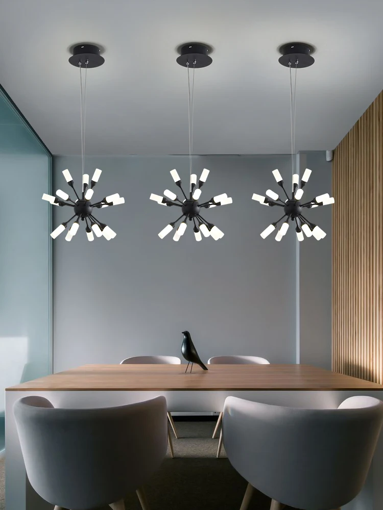 Modern Led Lamp Design Chandelier CeilingLiving Black Room Bedroom Dining Light Fixtures Decor Home Lighting Lights | Лампы и