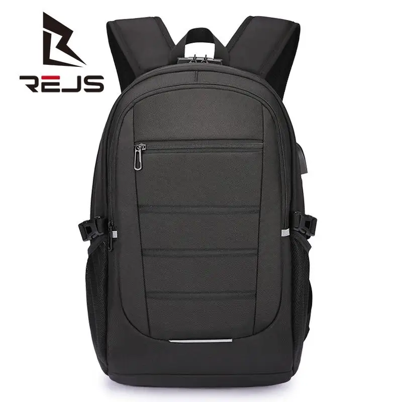 

REJS Men's Waterproof Laptop Backpack Anti-Theft Backpacks 2021 New Usb Charging Men Business Travel Large Capacity Bags Mochila
