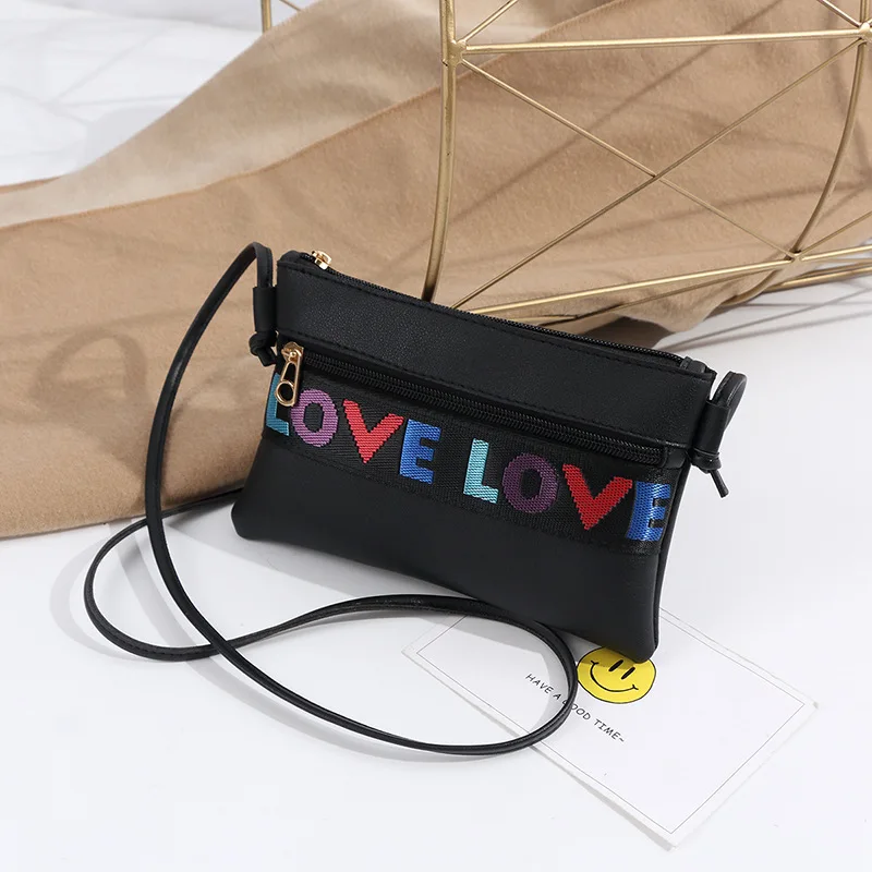 

Luxury Designer Bag 2021 Autumn New Oblique Cross Female Bag Tassel Student Mobile Phone Coin Purse Key Female Soft Leather