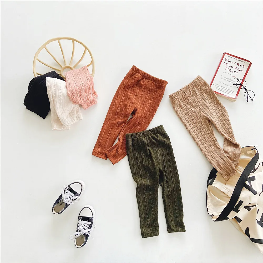 

Autumn Winter New Baby Girls Boys Leggings Cotton Knitted Pants Kids Pants Fashion Trousers Children's Baby Girl Fall Clothes