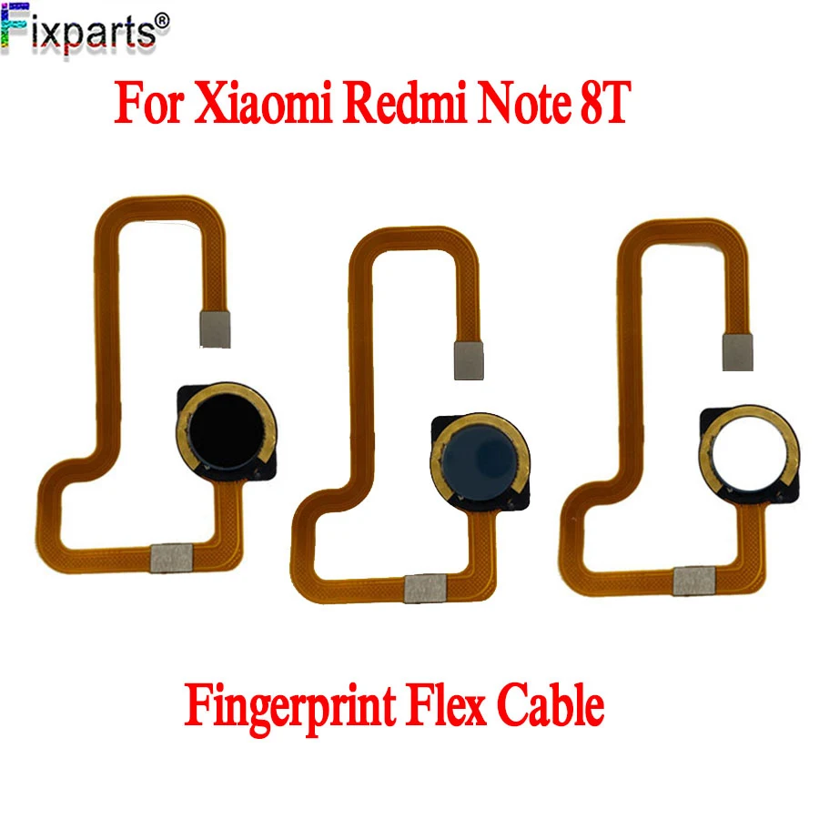 

Для Xiaomi Redmi Note 8T Кнопка отпечатков пальцев гибкий кабель сенсор Touch ID Note 8t Главная кнопка гибкий кабель запасные части