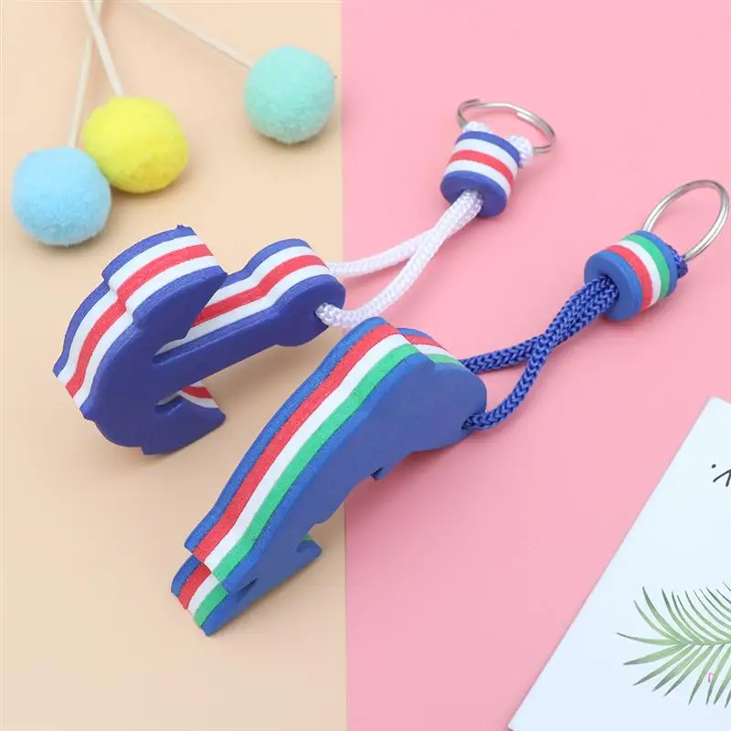 2 шт. безопасный брелок поплавок с дельфином и якорем из ЭВА плавучий для Каяка