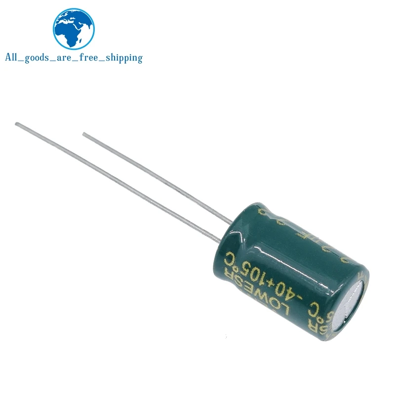 20 шт. высококачественный электролитический конденсатор 2 в 400 мкФ 8*12 мм - купить по