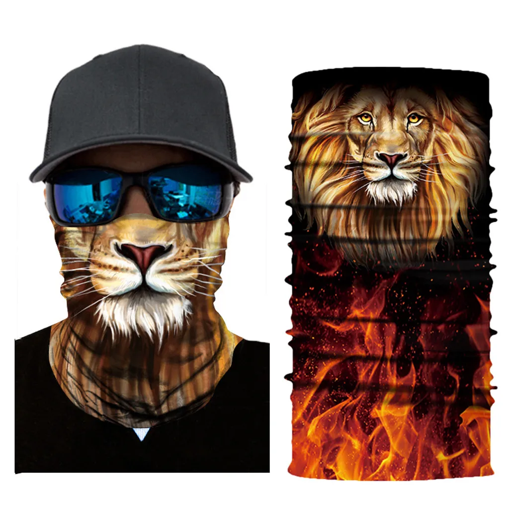 3D Washable Cycling Biker Scarf Wind Face Mask Breathing Reusable Anti Dust Cotton Mouth Fashion Black | Спорт и развлечения