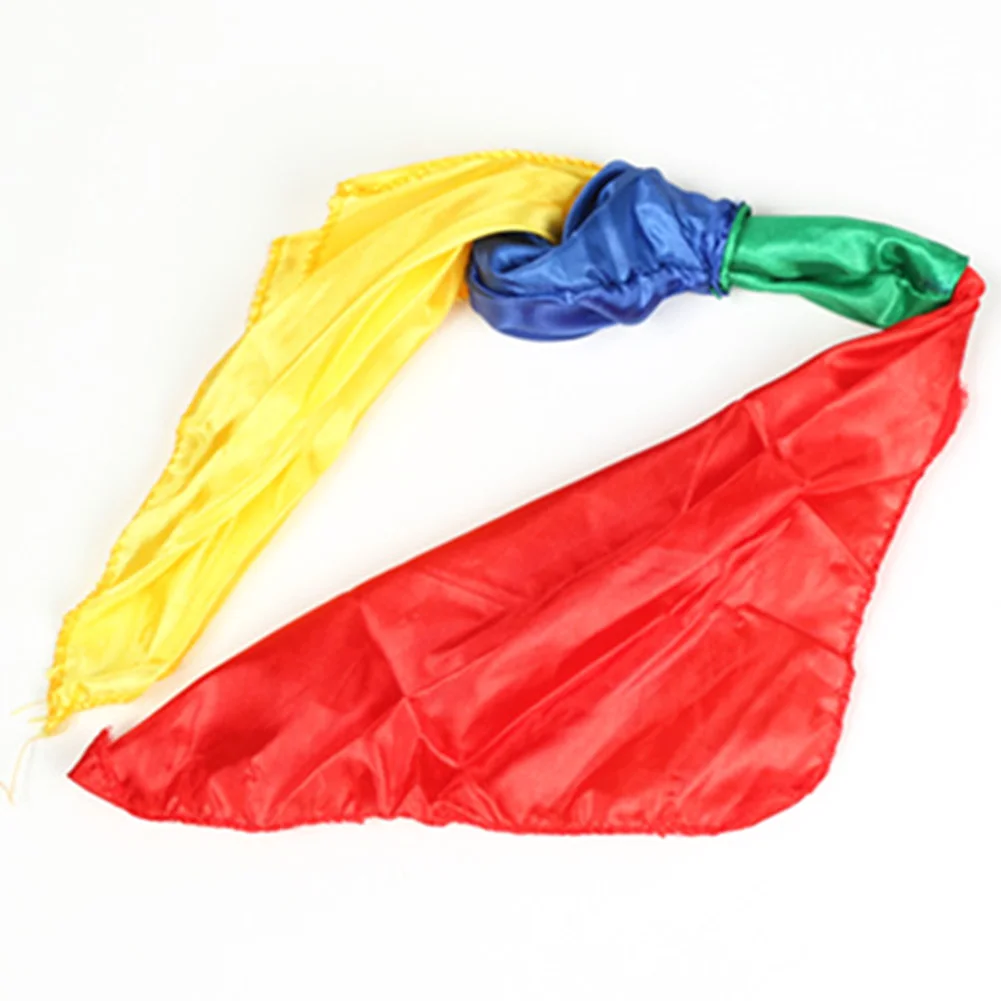 Детская забавная игрушка взрослый шелковый шарф изменение цвета трюк четыре