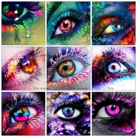 5d diy diamond painting butterfly eye full square rhinestones eye butterfly diamond embroidery portrait pictures cross stitch