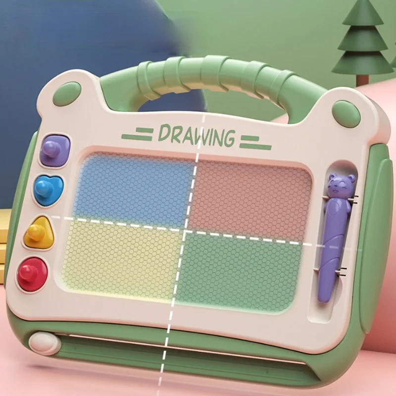 

Kid Color Magnetic Writing Art Drawing Table Toys Kids Painting Board Desk Arts Crafts Projection Educational Learning gifts Toy