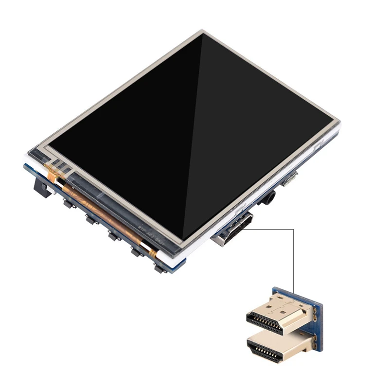 Waveshare 1080P IPS 60Fps 3 5 дюймов HDMI LCD Sn дисплей с Чехол разъем для Raspberry Pi|Демонстрационные
