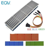 max7219 dot matrix module for arduino microcontroller 4 in one display with 5p line red green blue