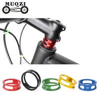 muqzi 28 6mm aluminum alloy fork washer steering gasket mtb road fixed gear bike 10mm headset stem spacers cycling accessories