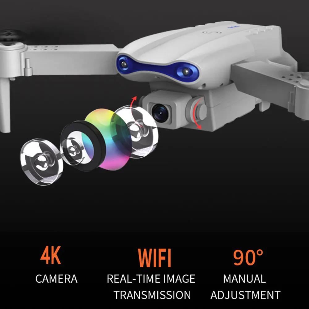 

K3 with 4K HD Camera Mini Drone Selfie RC Quadcopter Folding Arm UAV Altitude Hold Mode Helicopter Dron Toy GIft for Children