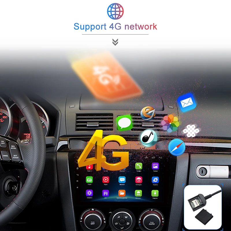 Junsun V1 2G+ 32G Android 8,1 для Mazda 3 2008 2009-2013 maxx axela автомобильный Радио Мультимедиа Видео плеер навигация gps 2 din dvd