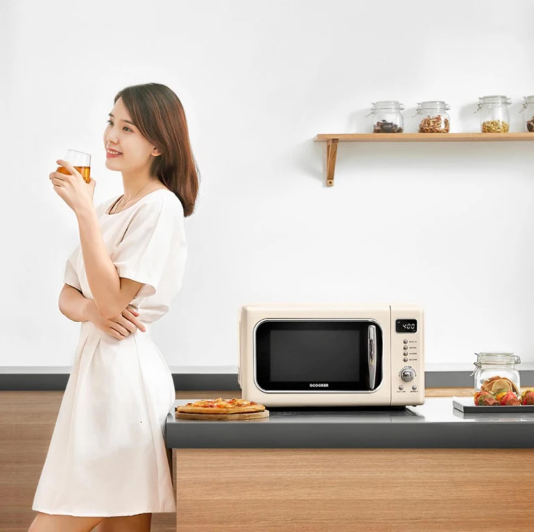 XIAOMI YOUPIN OCOOKER CR-WB01S, 700 Вт/20л, барбекю, микроволновая печь, функция гриля, защита от излучения, микроволновая печь