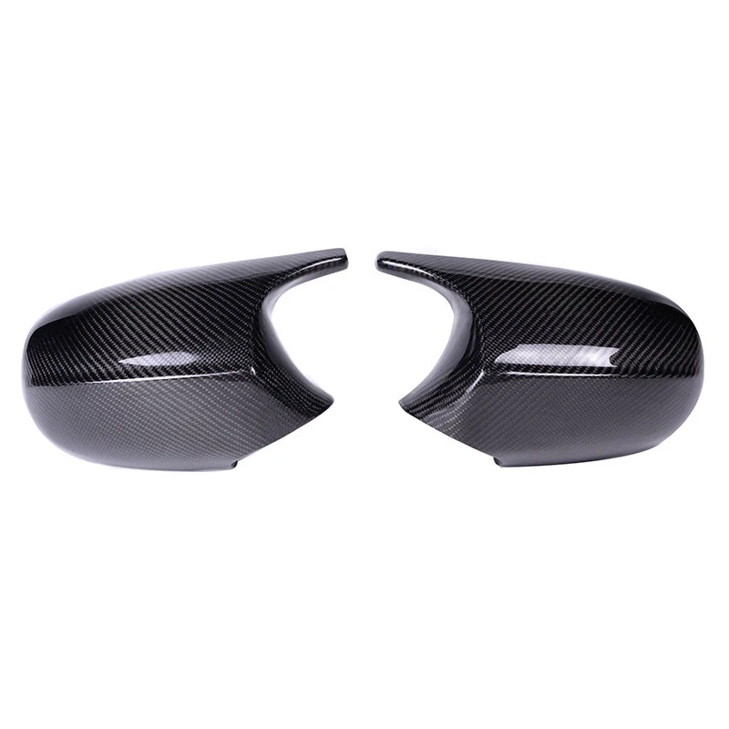 

2Pcs Car Carbon Fiber Rear Mirror Cover For BMW 3 Series E90 E91 05-07 E92 E93 06- 09 Door Side Replacement Cap E81 E82 E87 E88
